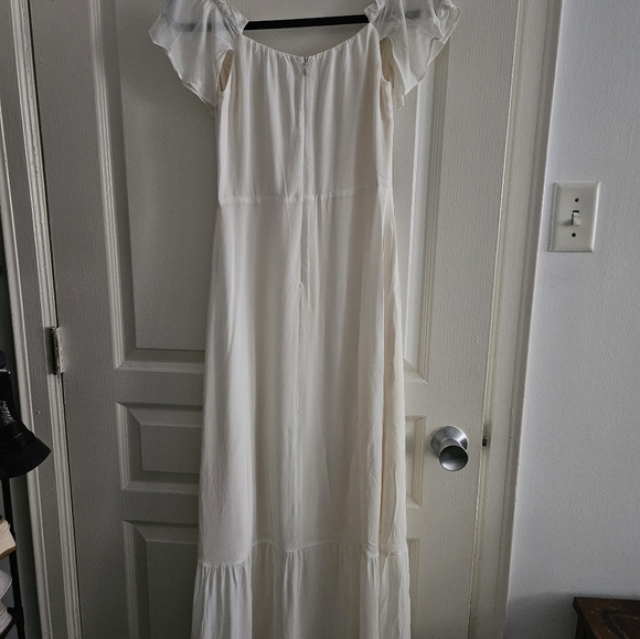 Reformation White Strapless Dress - Picture 6 of 8